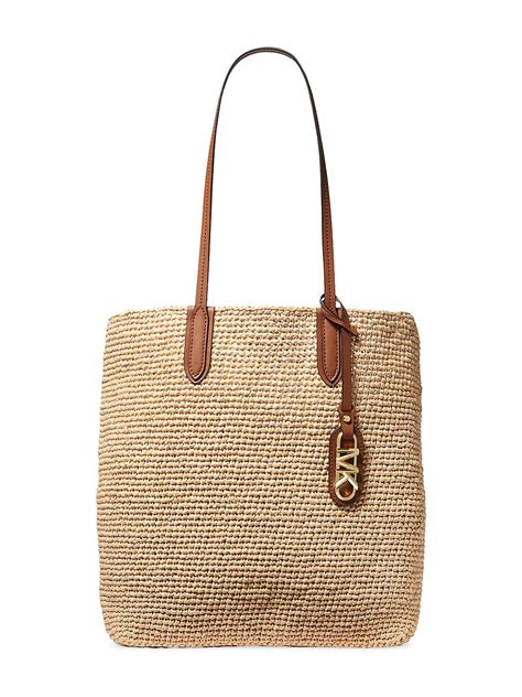 michael kors straw bag poshmark|Michael Kors raffia bag.